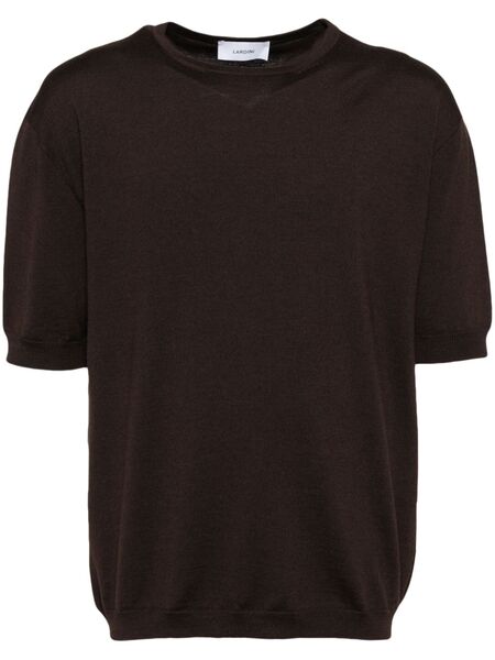  Lardini Knitted T-shirt - Brown 