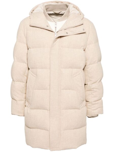  Lardini Layer Puffer Jacket - Neutrals 