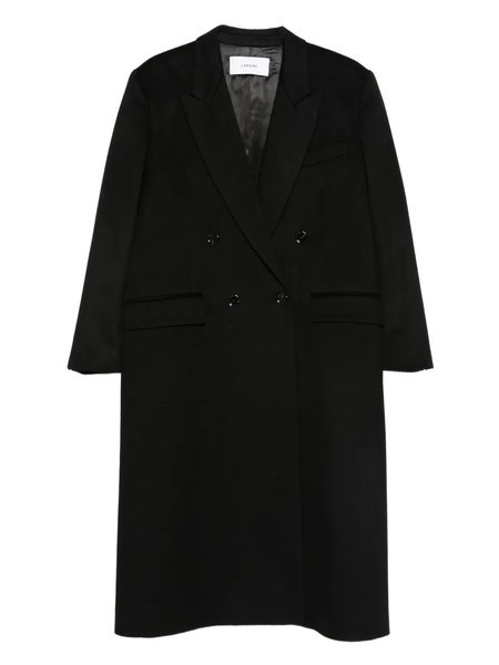  Lardini Martin Double-breasted Coat - Black 