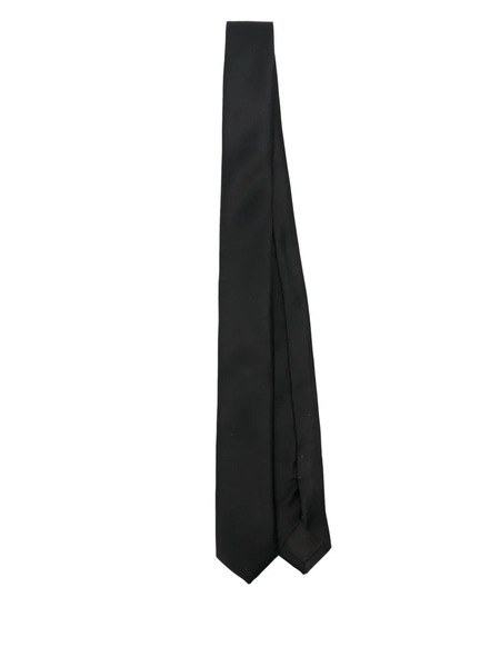  Lardini Plain Tie - Black 
