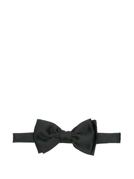  Lardini Satin Bow Tie - Black 