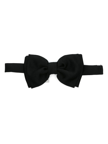  Lardini Satin-finish Bow Tie - Black 