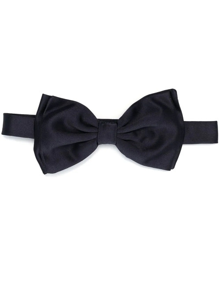  Lardini Satin-finish Detail Bow Tie - Blue 