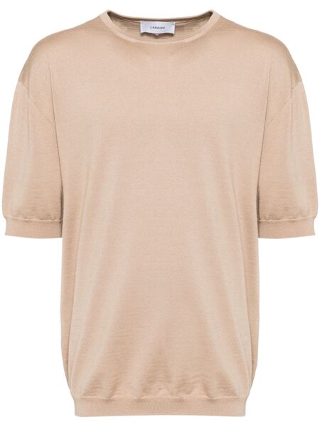  Lardini Short-sleeved Jumper - Brown 