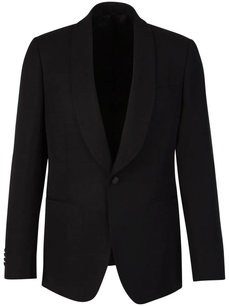  Lardini Single-breasted Blazer - Black 