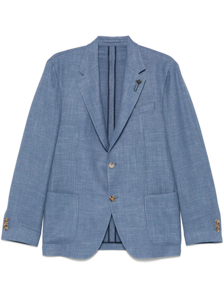  Lardini Single-breasted Blazer - Blue 