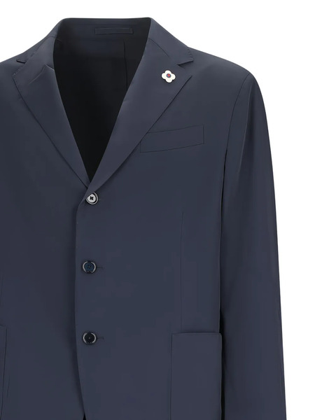  Lardini Single-breasted Blazer - Blue 