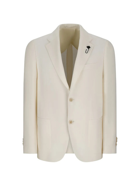  Lardini Single-breasted Blazer - Neutrals 