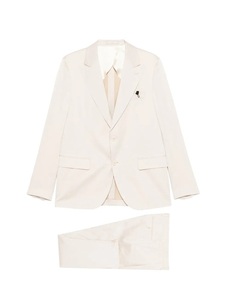  Lardini Single-breasted Suit - Neutrals 