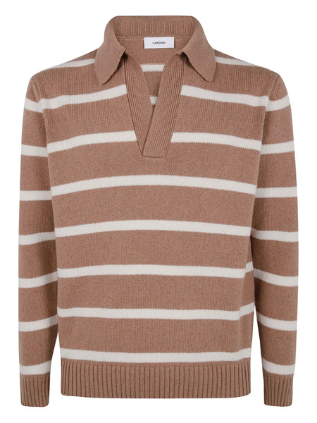  Lardini Striped Sweater - Neutrals 