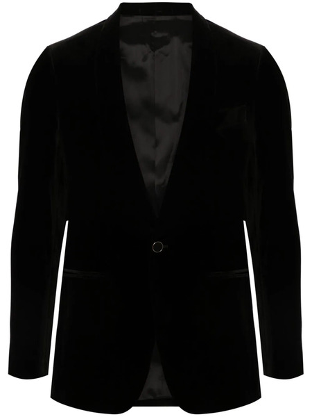  Lardini Velvet Blazer - Black 