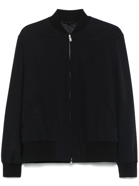  Lardini Wool Bomber Jacket - Blue 