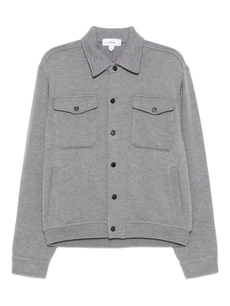  Lardini Wool Shirt Jacket - Grey 