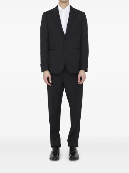  Lardini Wool Suit - Black 