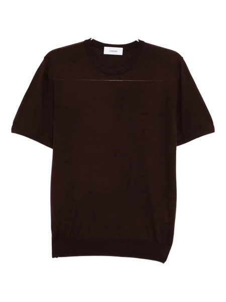  Lardini Wool T-shirt - Brown 