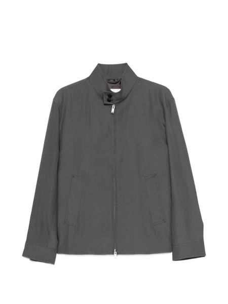  Lardini Zip Collar Jacket - Grey 