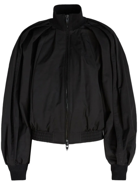  Lardini Zip-up Bomber Jacket - Black 