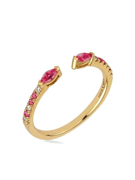  Lark & Berry 14kt Yellow Gold Veto Ruby Stackable Ring 