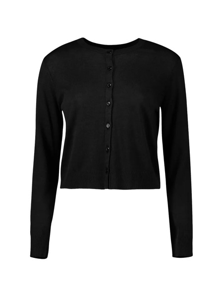  Lars Andersson Crew-neck Cardigan - Black 