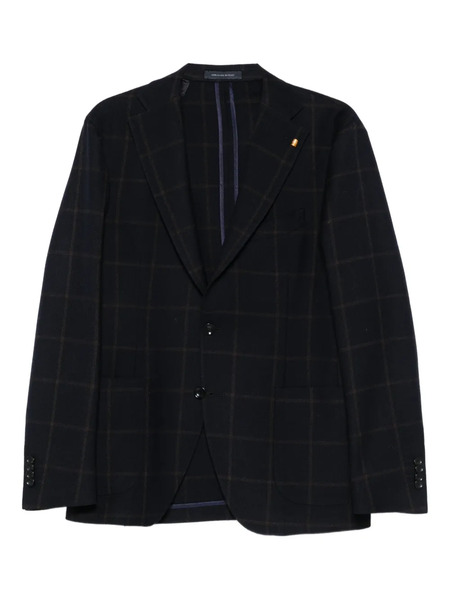  Latorre Check-pattern Blazer - Blue 