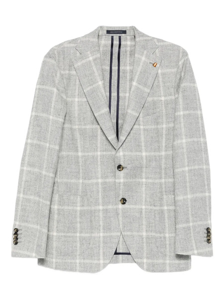  Latorre Check-pattern Blazer - Grey 