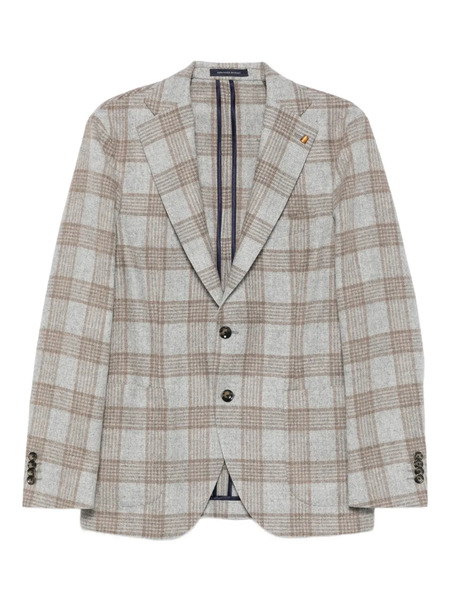  Latorre Plaid-pattern Blazer - Grey 