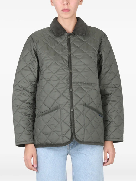  Lavenham Corduroy Quilted Jacket - Green 