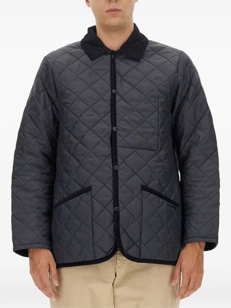  Lavenham Quilted Collared Jacket - Blue 