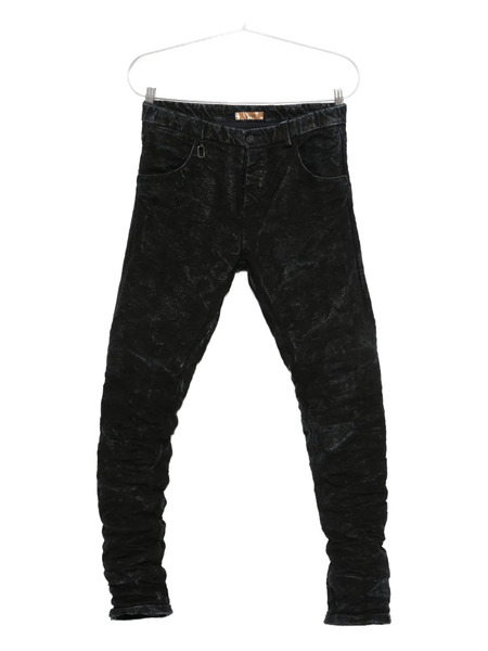  Layer Zero Acid-wash Trousers - Black 