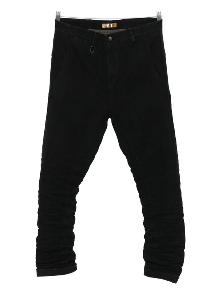  Layer Zero Button-fastening Trousers - Black 