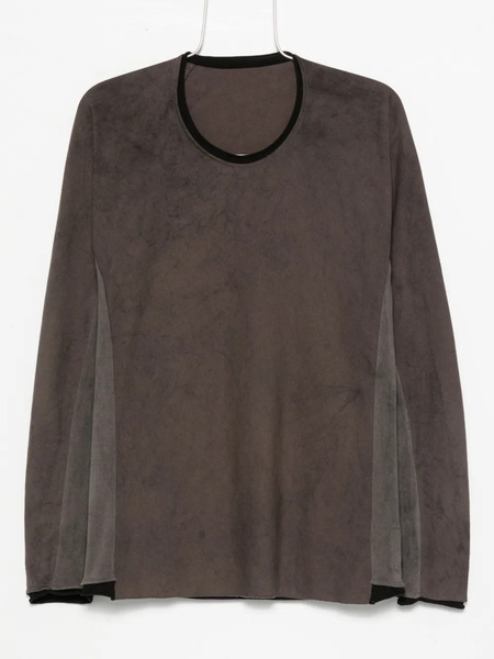  Layer Zero Panelled Long-sleeve T-shirt - Grey 