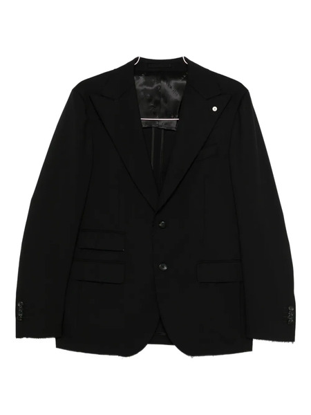  L.b.m. 1911 Button-fastening Wool Blazer - Black 