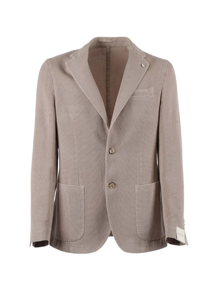  L.b.m. 1911 Drop S Buttoned Blazer - Neutrals 