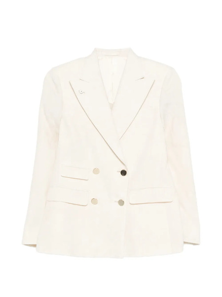  L.b.m. 1911 Elena Double-breasted Blazer - Neutrals 