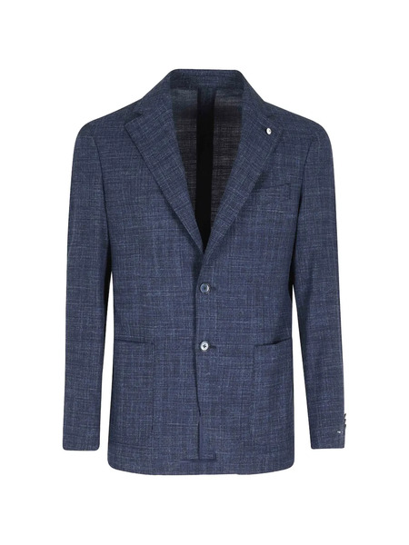  L.b.m. Jack Patch-pocket Single-breasted Blazer - Blue 