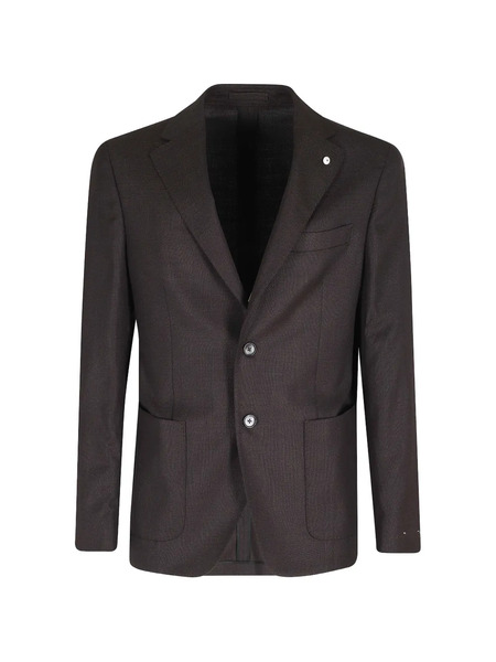 L.b.m. Opsak Notched-lapel Patch-pocket Blazer - Brown 