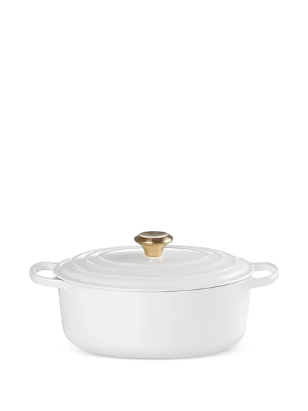  Le Creuset Cocotte Handled Casserole (4.7l) - White 
