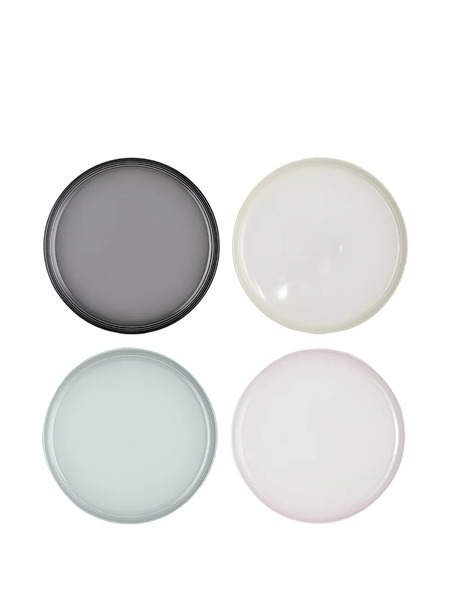  Le Creuset Small Plates (set Of Four) - Grey 
