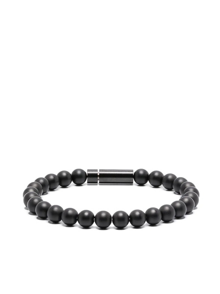  Le Gramme Ceramic-beads Bracelet - Black 