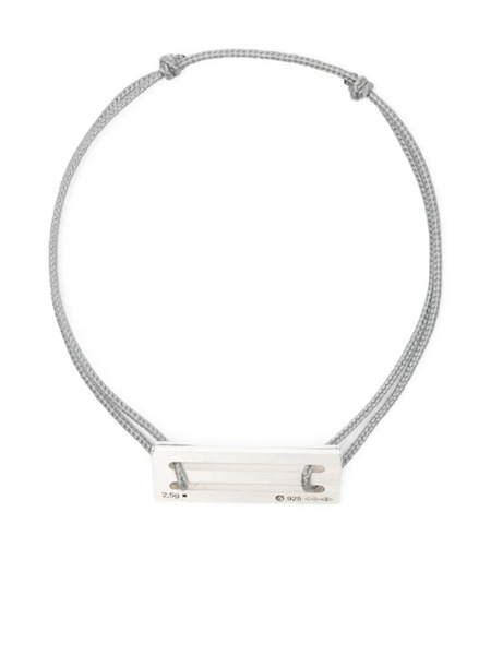  Le Gramme Cord Bracelet - Silver 