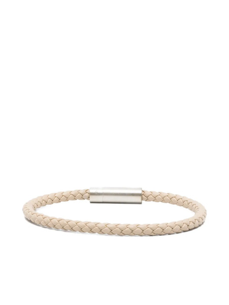  Le Gramme 7g Leather Cable Bracelet - Neutrals 