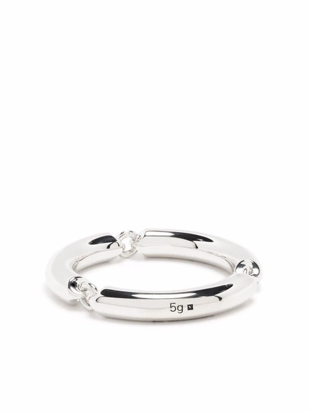  Le Gramme 5g Polished Link Ring - Silver 