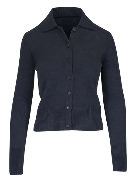  Le Kasha Fraga Button Collared Cardigan - Grey 