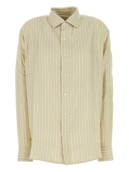  Le Kasha Songino Embroidered Striped Shirt - Neutrals 