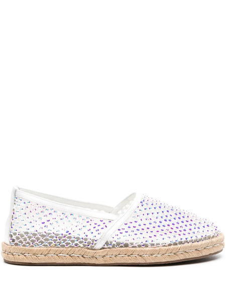  Le Silla Gilda Crystal-embellished Espadrilles - White 