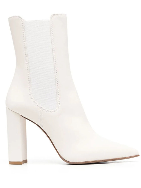  Le Silla Megan 110mm Block-heel Ankle Boots - White 