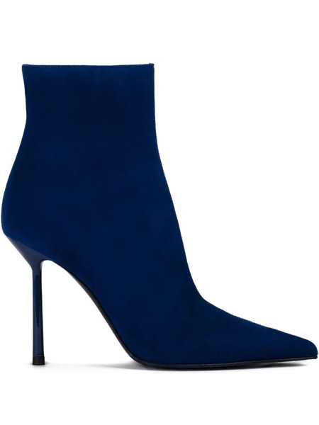  Le Silla 100mm Bella Pointed-toe Boots - Blue 
