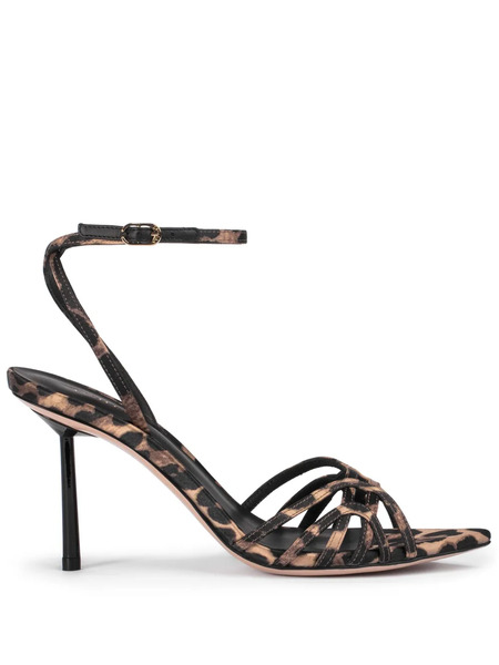  Le Silla 80mm Bella Sandals - Brown 
