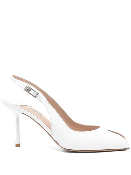  Le Silla 10mm Clivage Pumps - White 