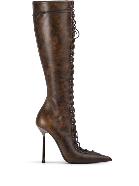  Le Silla 120mm Colette Boots - Brown 
